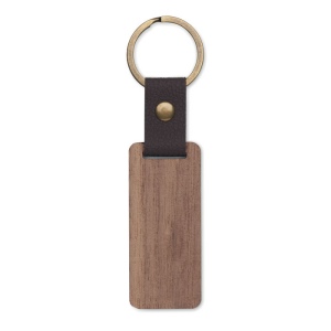 Porte-clés en noyer et PU - NAWKEY 2