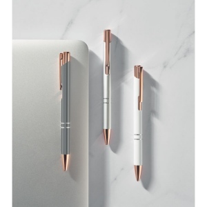 Stylo en aluminium recyclé - BERN ROSE 27
