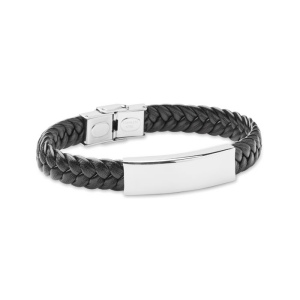 Bracelet tressé en simili cuir - FAULET 2