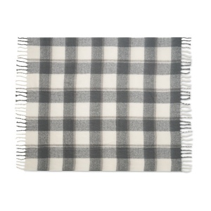 Couverture en mohair à carreaux - QUET 6
