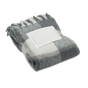 Couverture en mohair à carreaux - QUET 8