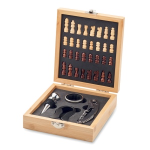 Set à vin et jeu d'échecs - CHESSET 3