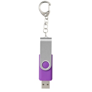 Clé USB rotative avec porte-clés 25