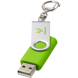 Clé USB rotative avec porte-clés 34