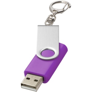 Clé USB rotative avec porte-clés 11