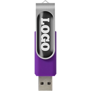 Clé USB rotative avec doming 16