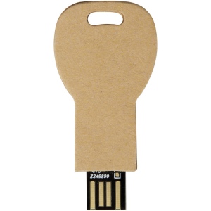 Clé USB 2.0 en papier recyclé en forme de clé 3