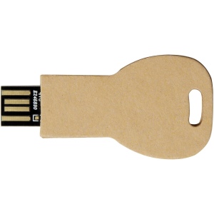 Clé USB 2.0 en papier recyclé en forme de clé 7