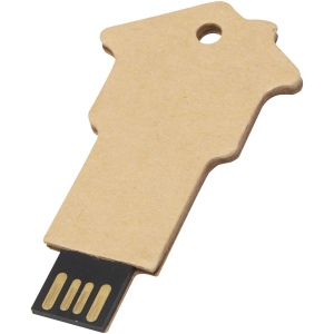 Clé USB 2.0 en papier recyclé en forme de maison 2