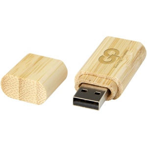 Clé USB 2.0 en bambou avec porte-clés 4
