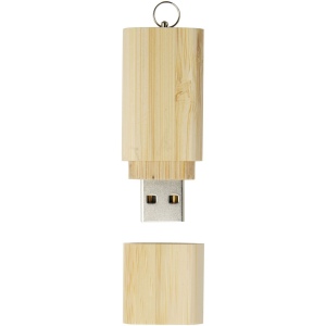 Clé USB 3.0 en bambou avec porte-clés 3