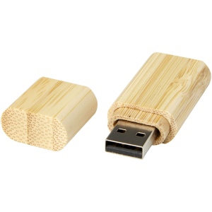 Clé USB 3.0 en bambou avec porte-clés 2