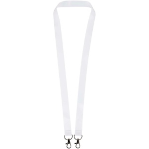 Tour de cou pour sublimation en rPET avec 2 porte-clés Leia 4