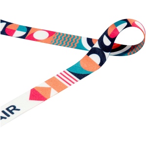 Tour de cou pour sublimation en rPET avec 2 porte-clés Leia 5