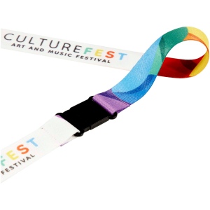 Tour de cou pour sublimation rPET avec boucle de sécurité Lois 5