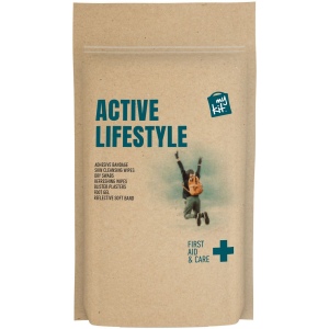 Kit de premiers soins MyKit pour mode de vie actif avec pochette en papier 4