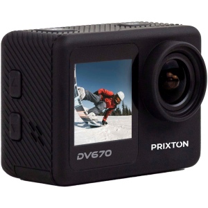 Caméra d’action Prixton DV670 à double écran 4K 4