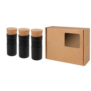 Ensemble de trois jardinets de bureau Hey Pots avec mélange de fleurs 2