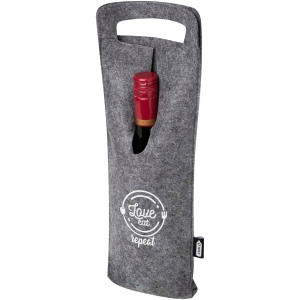 Sac à vin Felta de 75 cl en feutrine recyclée certifié GRS 4