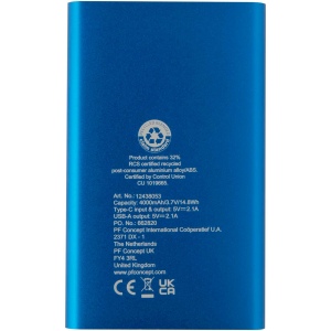 Batterie de secours en aluminium Pep de type-C de 4 000 mAh 19