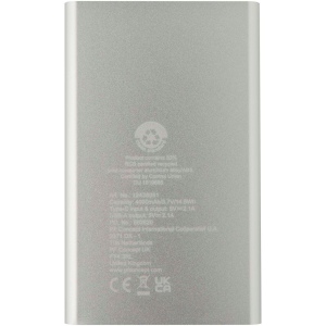 Batterie de secours en aluminium Pep de type-C de 4 000 mAh 20