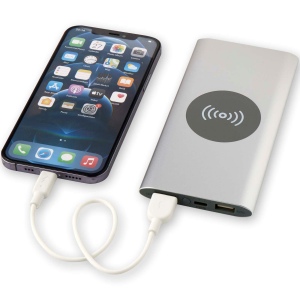 Batterie de secours sans fil en aluminium recyclé Juice type-C de 8 000 mAh 25