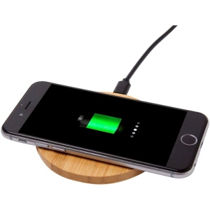 Tapis de charge sans fil en bambou Essence de 15 W 2