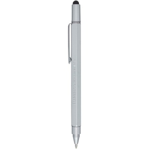 Stylo multifonction Dora en aluminium recyclé (encre noire) 4