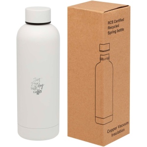 Bouteille isotherme avec isolation par le vide Spring 500 ml en cuivre inoxydable recyclé certifié RCS 16