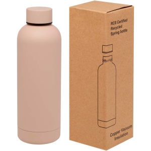 Bouteille isotherme avec isolation par le vide Spring 500 ml en cuivre inoxydable recyclé certifié RCS 5
