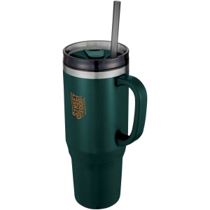 Mug isotherme Melbourne 1200 ml certifié RCS avec paille 20
