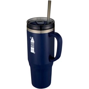 Mug isotherme Melbourne 1200 ml certifié RCS avec paille 22