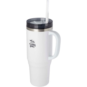 Mug isotherme Melbourne 1200 ml certifié RCS avec paille 25