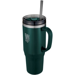 Mug isotherme Melbourne 1200 ml certifié RCS avec paille 26
