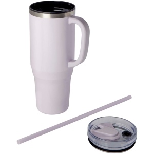 Mug isotherme Melbourne 1200 ml certifié RCS avec paille 30