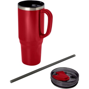 Mug isotherme Melbourne 1200 ml certifié RCS avec paille 32