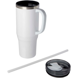 Mug isotherme Melbourne 1200 ml certifié RCS avec paille 34