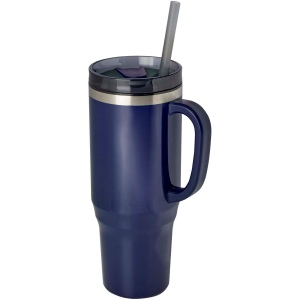 Mug isotherme Melbourne 1200 ml certifié RCS avec paille 6