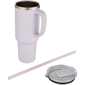 Mug Sydney 1200 ml double paroi certifié RCS avec isolation par le vide et couche de cuivre avec paille 22