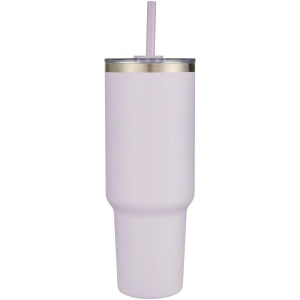 Mug Sydney 1200 ml double paroi certifié RCS avec isolation par le vide et couche de cuivre avec paille 10