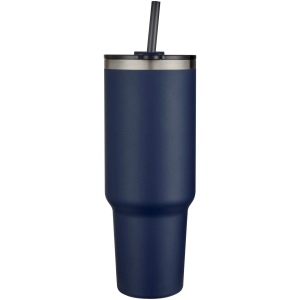 Mug Sydney 1200 ml double paroi certifié RCS avec isolation par le vide et couche de cuivre avec paille 11
