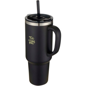 Mug Sydney 1200 ml double paroi certifié RCS avec isolation par le vide et couche de cuivre avec paille 14
