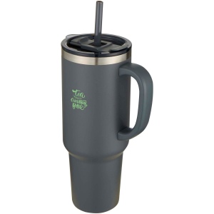 Mug Sydney 1200 ml double paroi certifié RCS avec isolation par le vide et couche de cuivre avec paille 15