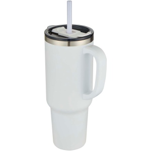 Mug Sydney 1200 ml double paroi certifié RCS avec isolation par le vide et couche de cuivre avec paille 7
