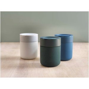 Gobelet en céramique Java de 330 ml avec revêtement en silicone et couvercle en plastique 28