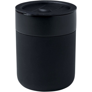 Gobelet en céramique Java de 330 ml avec revêtement en silicone et couvercle en plastique