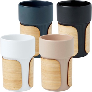 Gobelet Fika de 340 ml avec couvercle en bambou 18