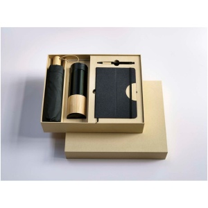 Coffret cadeau Carmen avec carnet à couverture rigide A5 et stylo bille (encre noire) 9