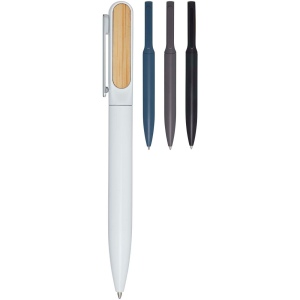 Stylo bille en aluminium recyclé Blanca (encre noire) 22
