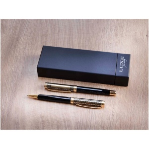 Parure Legato stylo bille et stylo roller (encre bleue) 8